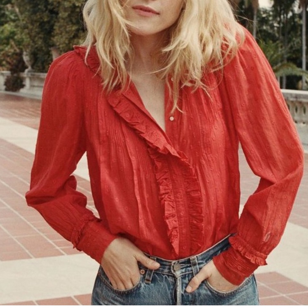 Doen red riffle top